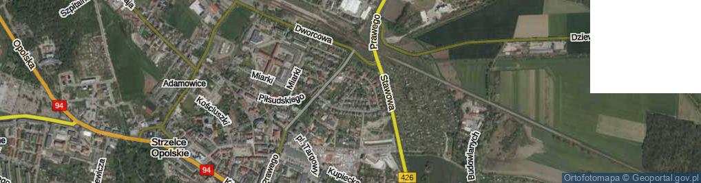 Zdjęcie satelitarne Struga Andrzeja ul.